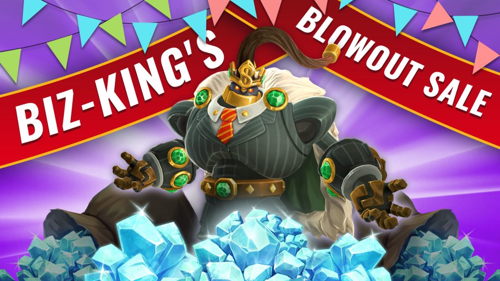 Grande promo de cristaux du Business King