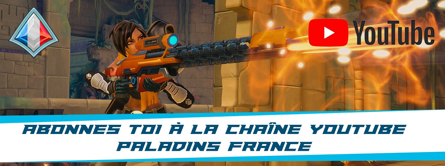 Bannière Youtube Paladins France